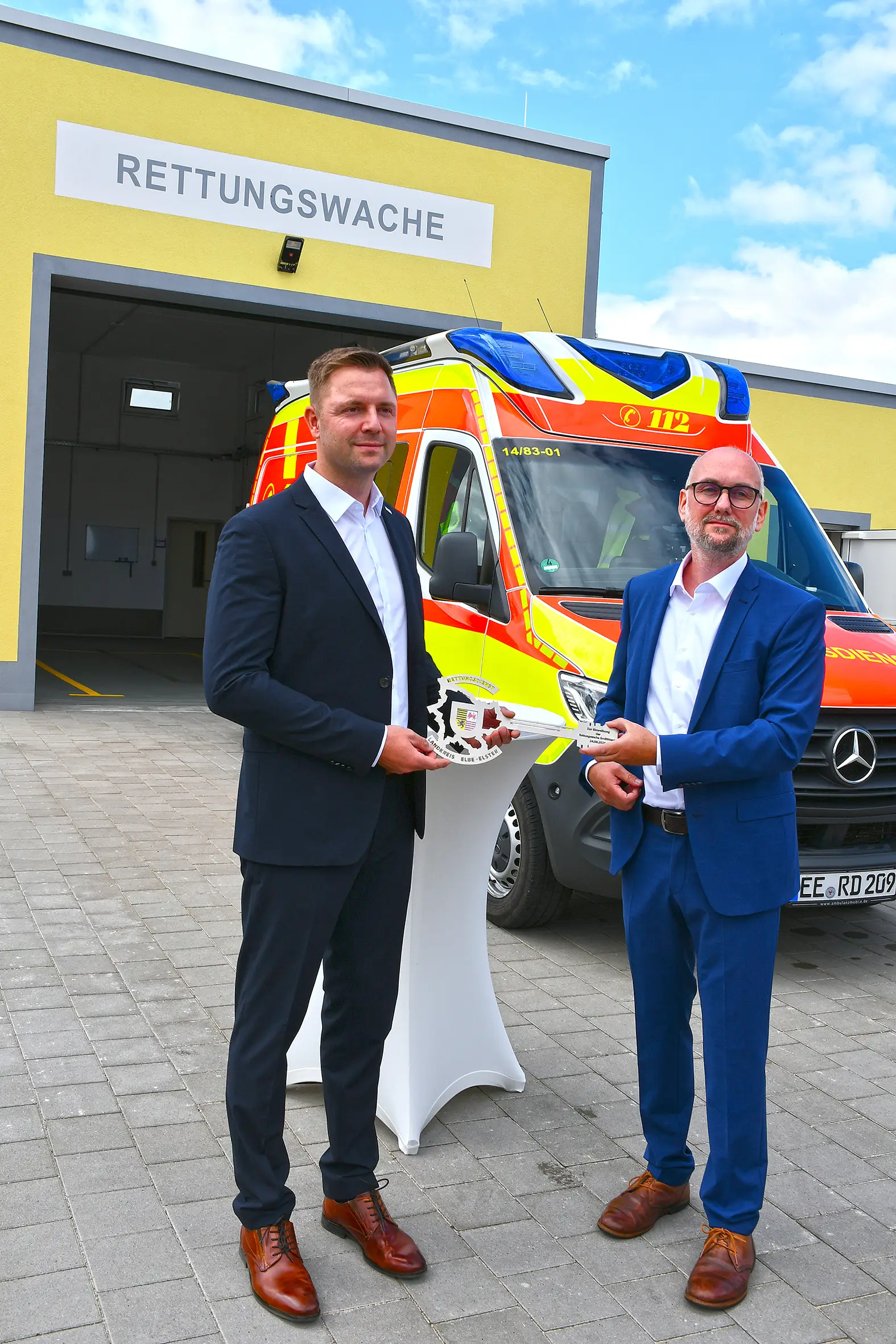 Neue Rettungswache in Großthiemig eingeweiht